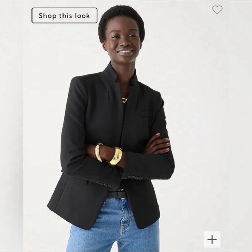 J. Crew Black Regent Blazer